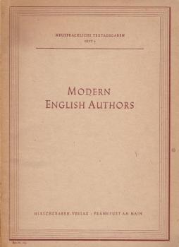 Modern English Autors.