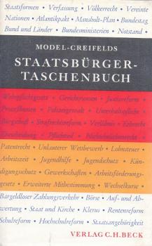 Staatsbürger-Taschenbuch : alles Wissenswerte über Staat, Verwaltung, Recht u. Wirtschaft.