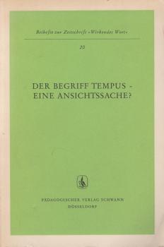 Der Begriff Tempus - eine Ansichtssache?.