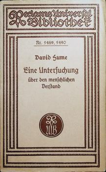 Eine Untersuchung über den menschlichen Verstand
