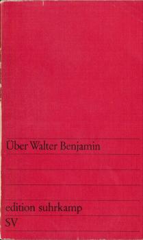 Über Walter Benjamin.