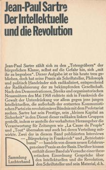 Der Intellektuelle und die Revolution.