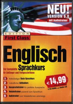 First Class Sprachkurs 6.0 Englisch (4 CD-ROMs + 1 Audio-CD)