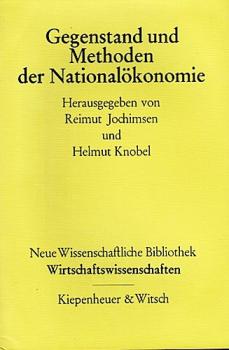 Gegenstand und Methoden der Nationalökonomie.