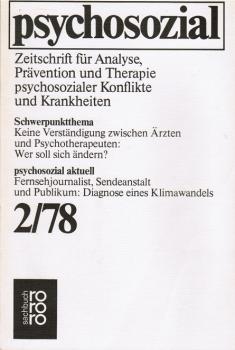 Psychosozial; Teil: Jg. 1. 1978.