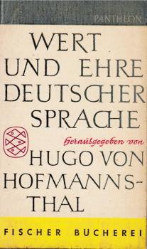 Wert und Ehre deutscher Sprache.