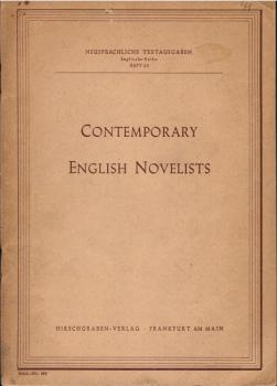 Contemporary English Novelists.