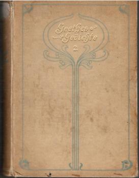 Gedichte von Goethe. Zweiter Teil.