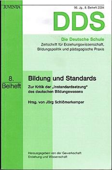 Bildung und Standards. Zur Kritik der "Instandardsetzung" des deutschen Bildungswesens. In: Die Deutsche Schule. Zeitschrift für Erziehungswissenschaft, Bildungspolitik und pädagogische Praxis. 96. Jg. 8. Beiheft, 2004.