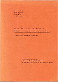 Ökologie und Pädagogik, oder: brauchen wir eine ökologische Erziehungswissenschaft? - Versuch einer Argumentationsskizze