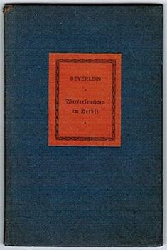 Wetterleuchten im Herbst und zwei andere Novellen