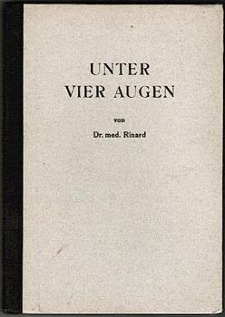 Unter vier Augen. Die hohe Schule der Gattenliebe. Mit Bildern und Tafeln