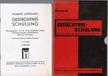 Siemens Lehrgang: Gedächtnisschulung