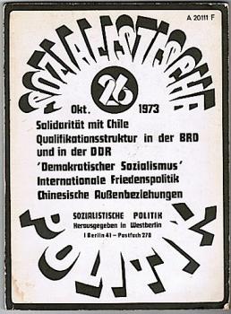 Sozialistische Politik Nr. 26, Okt. 1973