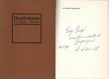 Quadraturen : Gedichte