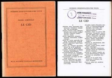 Le Cid (= Huebers fremdsprachliche Texte; 17)