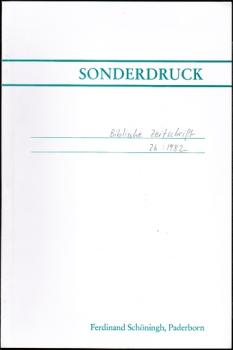Grußverbot oder Besuchsverbot? Eine sozialgeschichtliche Deutung von Lukas 10,4b (= Sonderdruck aus: Biblische Zeitschrift; 26:1982)Q