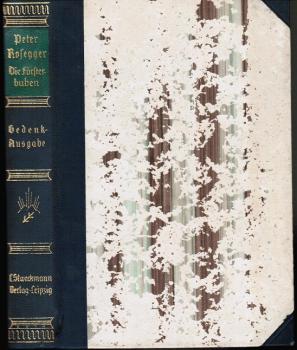 Die Försterbuben. Ein Roman aus den steirischen Alpen (= Gedenkausgabe. Auswahl in sechs Bänden. Neue Folge.)