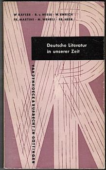 Deutsche Literatur in unserer Zeit.