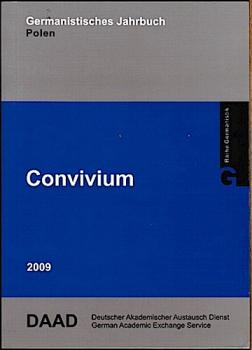 Convivium. Germanistisches Jahrbuch Polen 2009.