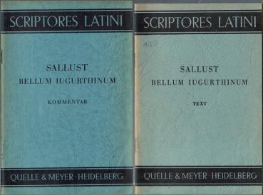 Bellum Iugurthinum. Text + Kommentar (= Scriptores Latini. Neue Folge. Sammlung lateinischer Schriftsteller)