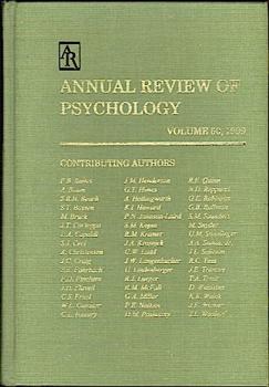 Annual Review of Psychology; Vol. 50, 1999