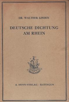 Deutsche Dichtung am Rhein : Literaturgeschichte der fränkischen Rheinlande
