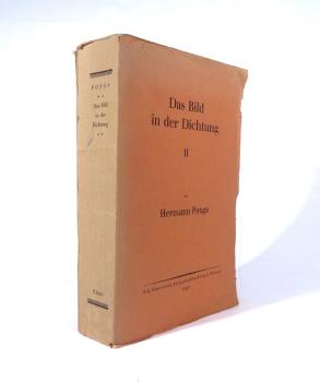 Das Bild in der Dichtung. 2. Bd., Voruntersuchungen zum Symbol: