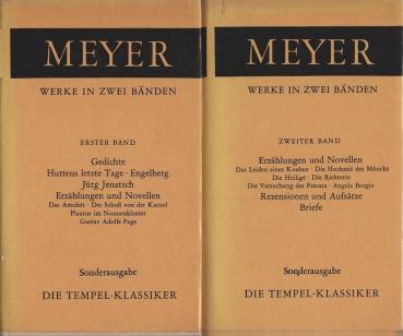 Conrad Ferdinand Meyer. Werke in zwei Bänden.