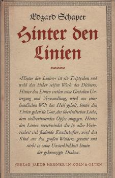Hinter den Linien / Edzard Schaper
