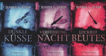 Lockruf des Blutes / Verführung der Nacht / Dunkle Küsse : 3 Vampirthriller von Jeanne C. Stein im Bündel