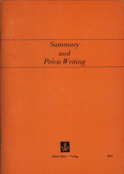 Summary and précis writing