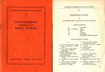 Contemporary American Short Storys