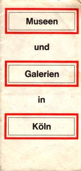 Museen und Galerien in Köln
