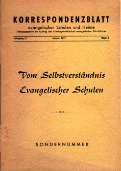 Vom Selbstverständnis Evangelischer Schulen