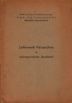 Lieferwerk Verzeichnis für warmgewalzten Bandstahl