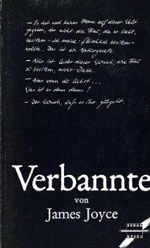 Nationaltheater Mannheim 213. Spielzeit 1991 / 92, Programmheft Nr. 10., James Joyce : Verbannte. Ein Stück in drei Akten
