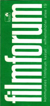 filmforum. Spielzeit 10. September - 26. September 1975 (Faltprospekt)