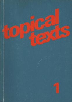 Topical texts 1