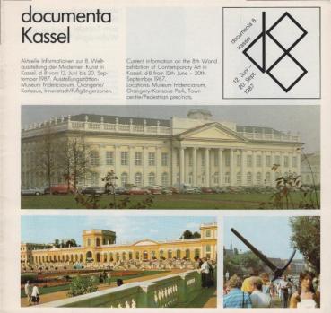 documenta Kassel : Aktuelle Informationen zur 8. Weltausstellung der Modernen Kunst in Kassel [Werbebroschüre]