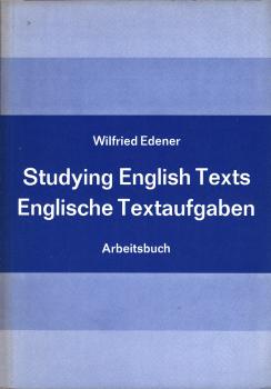 Studying English texts. Englische Textaufgaben. Arbeitsbuch.