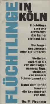 Flüchtlinge in Köln [Informationsbroschüre]