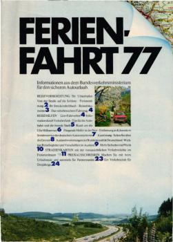 Ferienfahrt, Teil: 77. Informationen aus dem Bundesverkehrsministerium für den sicheren Autourlaub.