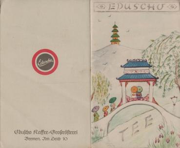 Eduscho Tee [Werbemittel, Faltblatt]