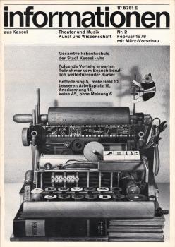 Informationen aus Kassel ; Nr. 2, Februar 1978 (mit März - Vorschau)