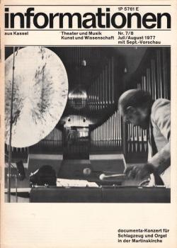 Informationen aus Kassel ; Nr. 7 / 8, Juli / August 1977 (mit Sepember - Vorschau)