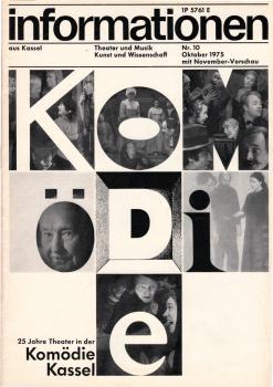 Informationen aus Kassel ; Nr. 10, Oktober 1975 (mit November - Vorschau)