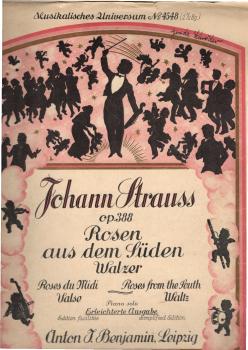 Johann Strauss : Rosen aus dem Süden : Piano Solo.