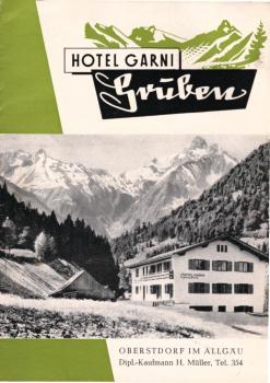Hotel Garni Gruben [Faltblatt]