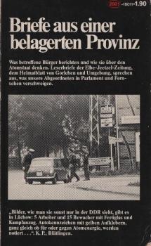 Briefe aus einer belagerten Provinz : Leserbriefe u. Beitr. aus d. Elbe-Jeetzel-Zeitung vom November 1976 bis September 1979 ; e. Dokumentation